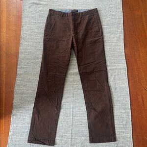 Banana Republic Men's Brown Aiden Chino Pants 32x34